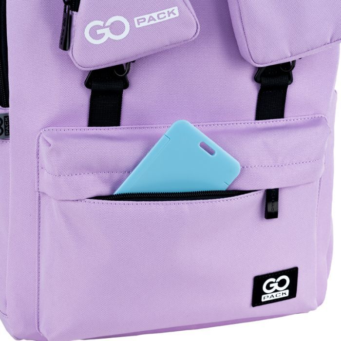 Рюкзак шкільний GoPack Education Teens 178 сіро-блакитний (GO25-178L-3) зображення 12