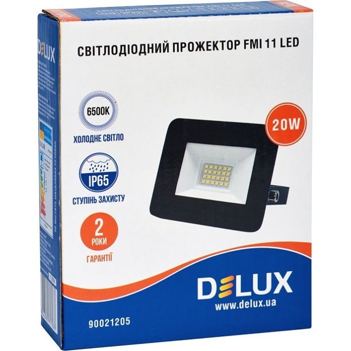 Прожектор Delux FMI 11 LED 20Вт 6500K_IP65 (90021205) изображение 2