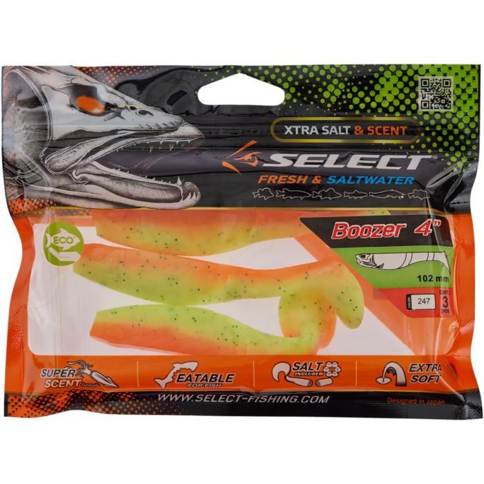 Силікон рибальський Select Boozer 4" 900 (3 шт/уп) (1870.32.42) зображення 2