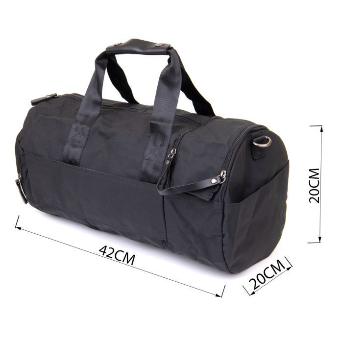 Сумка Vintage Спортивная текстильная Малиновая (20642) изображение 3