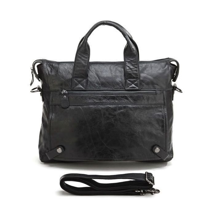 Сумка Vintage Чорна (14067) зображення 5