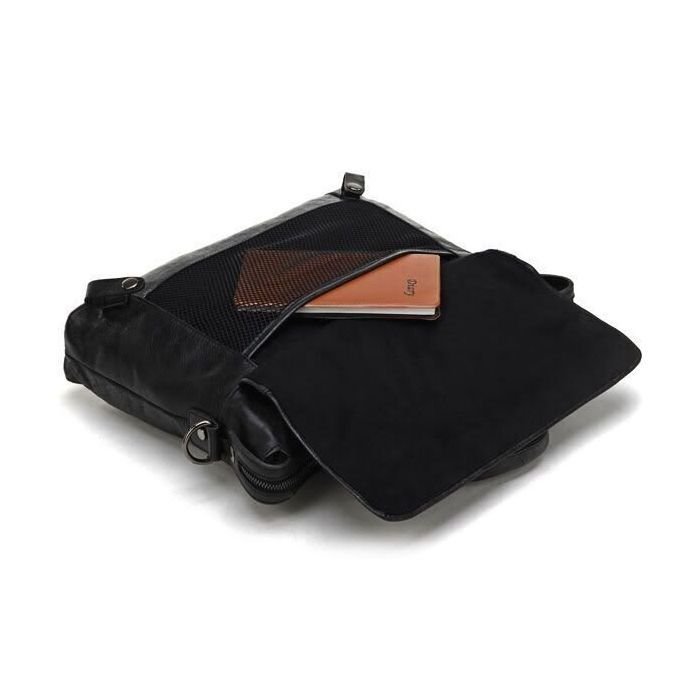 Сумка Vintage Чорна (14067) зображення 8