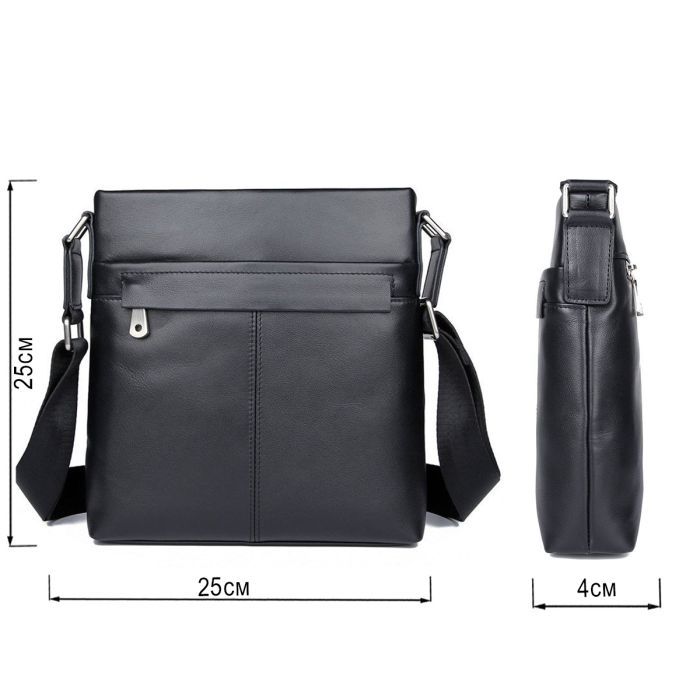 Сумка Vintage Чорна (14981) зображення 3