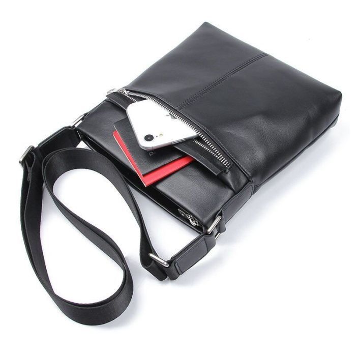 Сумка Vintage Чорна (14981) зображення 5