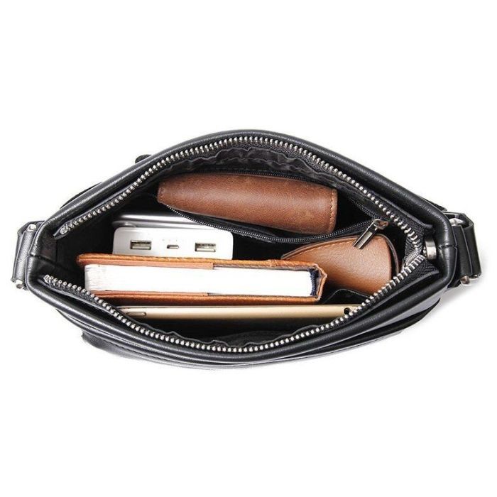 Сумка Vintage Чорна (14981) зображення 9