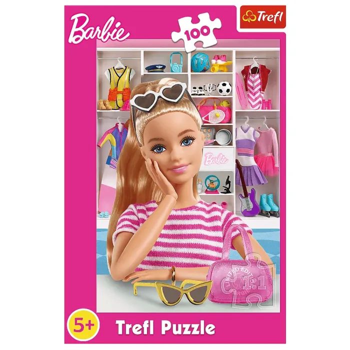 Пазл Trefl Barbie Встречайте Барби 100 элементов (5900511164589) изображение 3