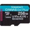 Карта пам'яті Kingston 256GB microSDXC сlass 10 UHS-I U3 V30 A2 Canvas Go Plus G4 (SDCG4/256GBSP)