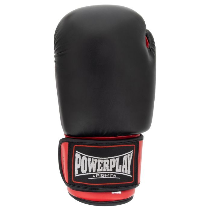 Боксерские перчатки PowerPlay 3004 Classic Чорно-Червоні 12 унцій (PP_3004_12oz_Bl/Red) изображение 2