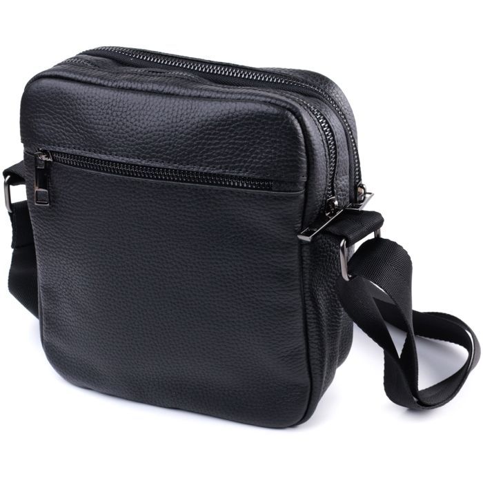 Сумка Shvigel Из зернистой натуральной кожи Черная (22847) изображение 2