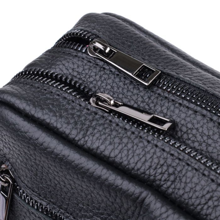 Сумка Shvigel Из зернистой натуральной кожи Черная (22847) изображение 6