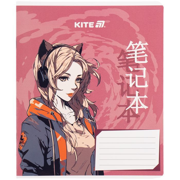 Зошит Kite Anime, 18 аркушів, клітинка (K25-236-1) зображення 6