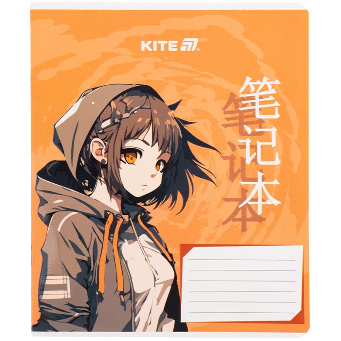 Тетрадь Kite Anime, 18 листов, клетка (K25-236-1) изображение 9