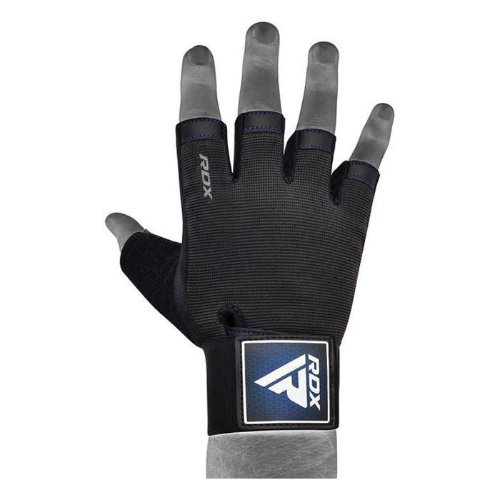 Перчатки для фитнеса RDX T2 Half Blue Plus M (WGA-T2HU-M+) изображение 3