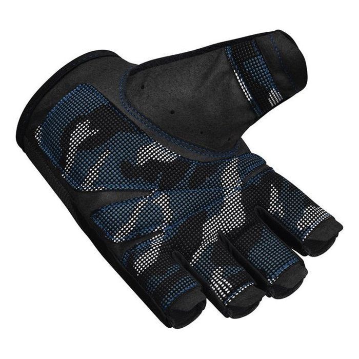 Перчатки для фитнеса RDX T2 Half Blue Plus M (WGA-T2HU-M+) изображение 5