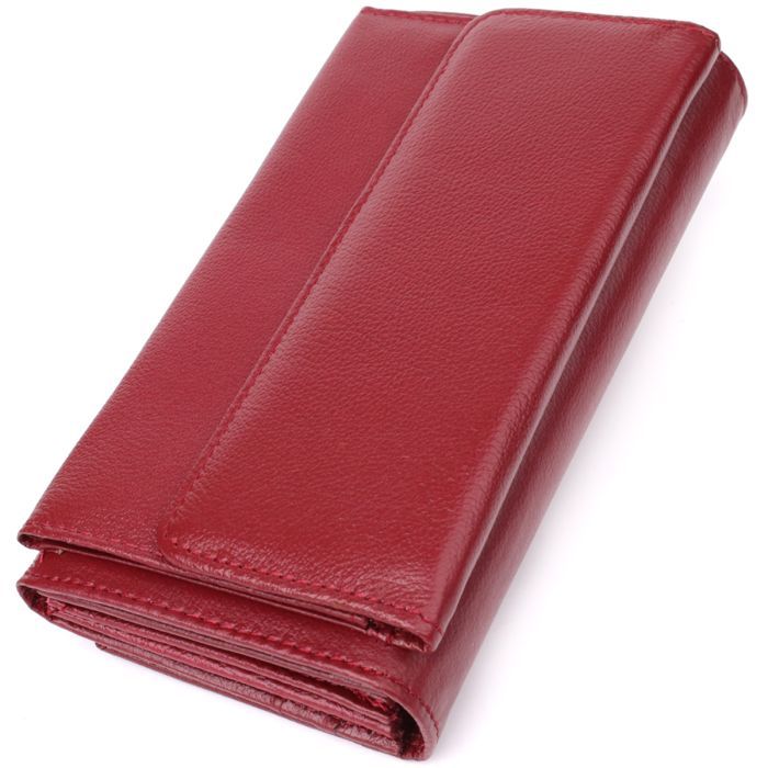 Кошелек ST Leather С карманом для телефона из натуральной кожи Бордовый (23069) изображение 2