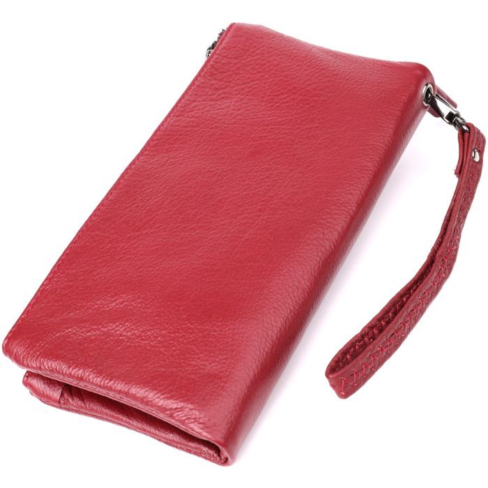 Гаманець ST Leather Шкіряний Бордовий (23108) зображення 2