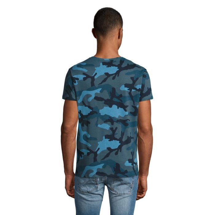 Футболка Sol's Camo men синій камо M (01188536M) изображение 3