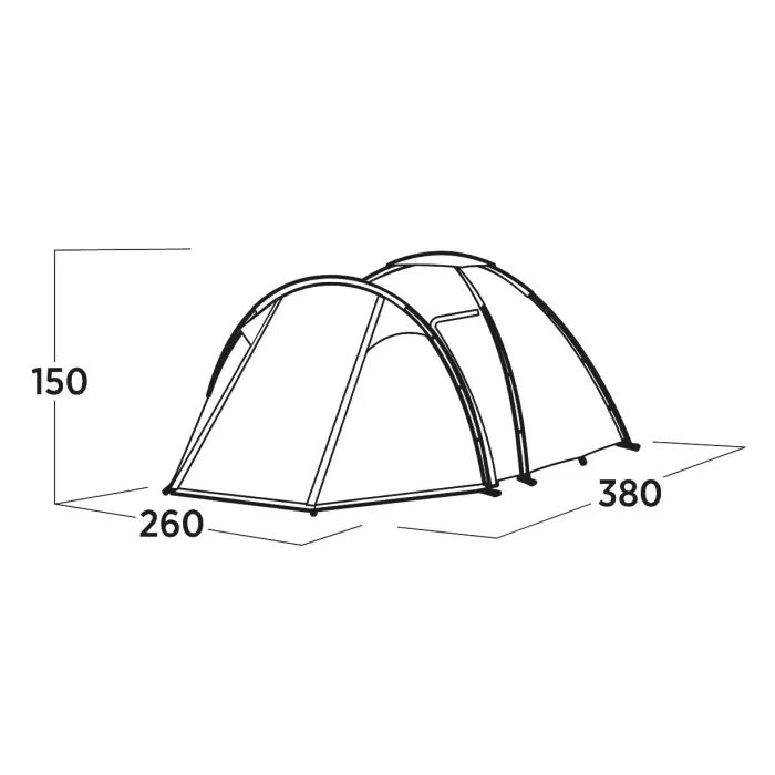 Палатка Easy Camp Lomsdal 4 (120480) (931551) изображение 6