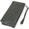 Кошелек ST Leather Кожаный на три отделения Зеленый (23110) изображение 2