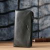 Кошелек ST Leather Кожаный на три отделения Зеленый (23110) изображение 9