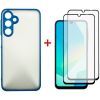Чехол для мобильного телефона Dengos Samsung Galaxy A16 Matte + glass 2pcs (Blue) (DG-CTG2P-03)