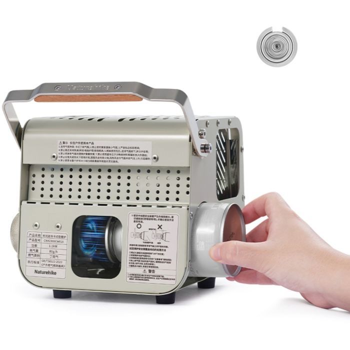 Газовий обігрівач Naturehike CNK2300CW018 сірий (6976507666855) зображення 3