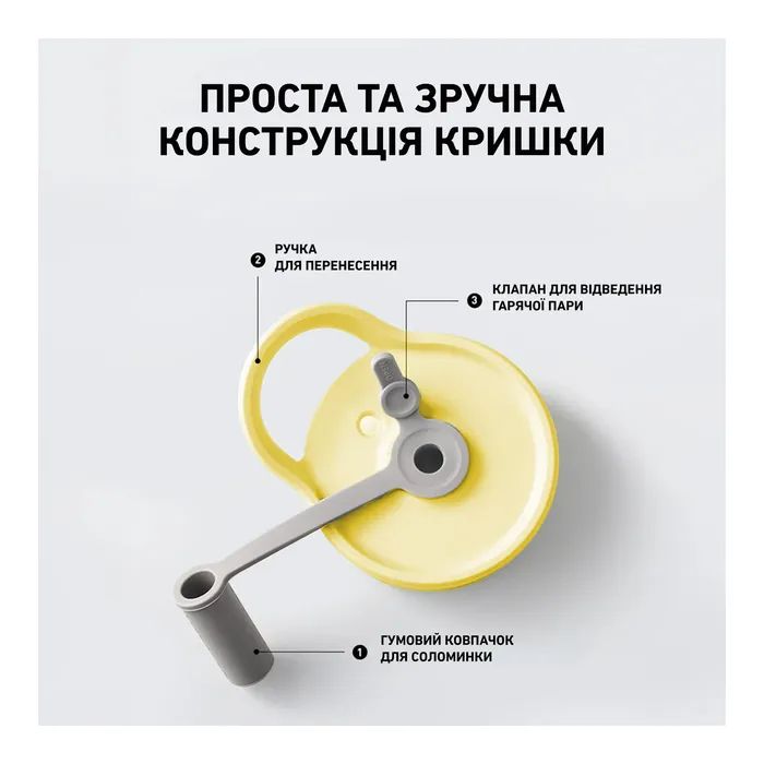 Бутылка для воды Buydeem CD1017 500 мл Mellow Yellow (CD1017-MY) изображение 7