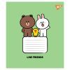 Зошит Yes Line Friends Stylish А5 12 аркушів клітинка (767645) зображення 4