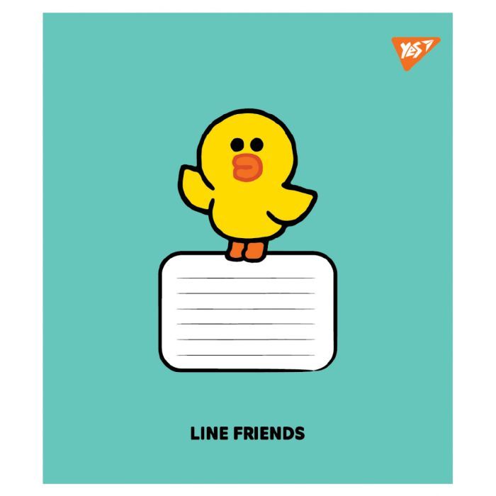 Зошит Yes Line Friends Stylish А5 12 аркушів клітинка (767645) зображення 6