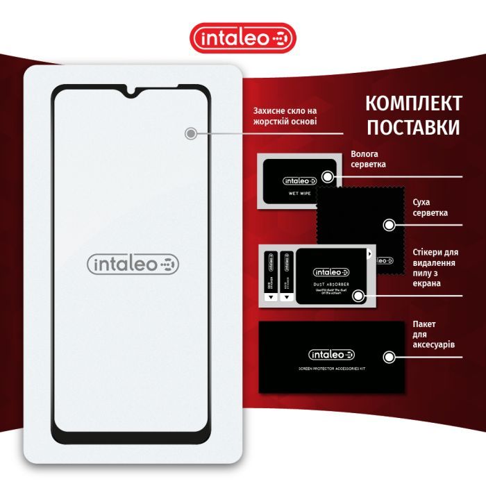 Скло захисне Intaleo Full Glue Samsung A03 Black (1283126521638) зображення 8