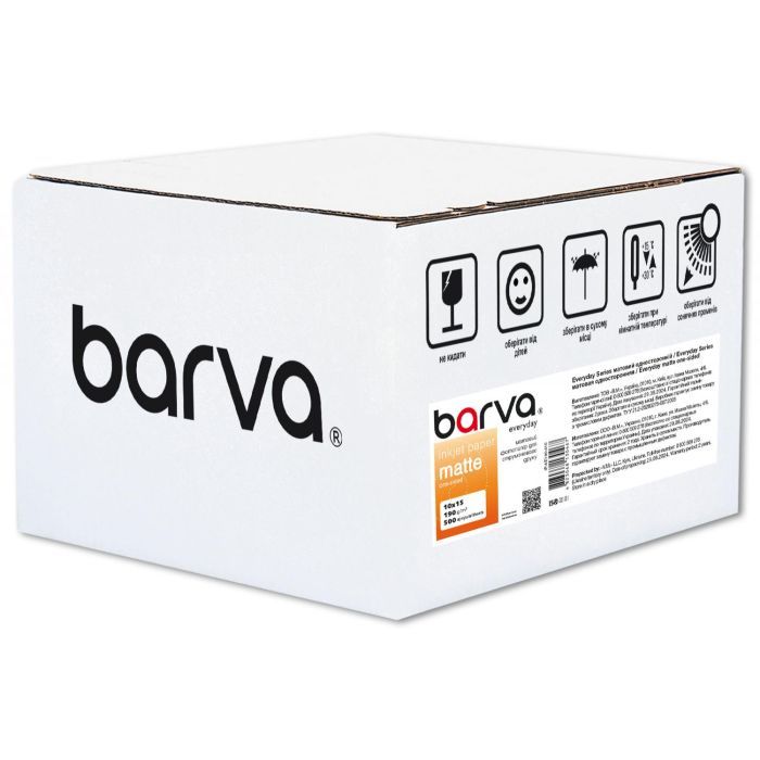 Фотобумага Barva 10x15, 190 g/m2, Everyday, Matte, 500c (IP-AE190-410)
