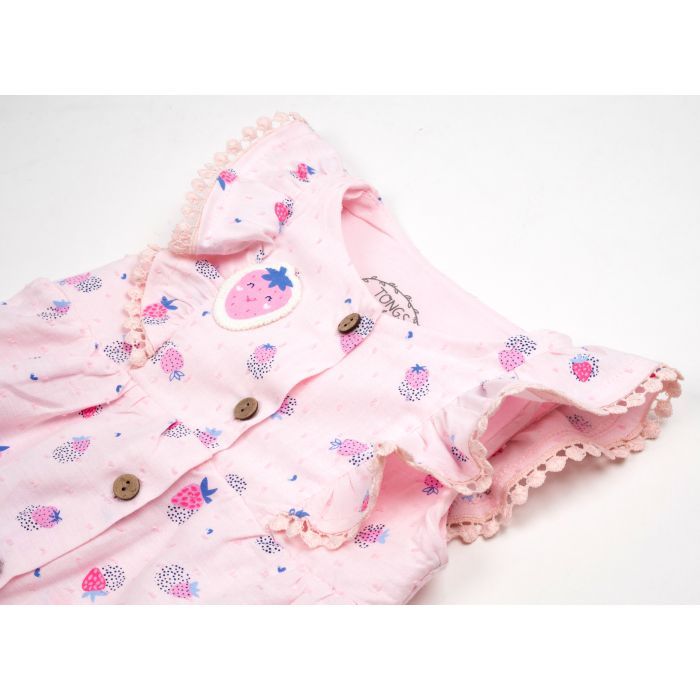 Боди детское Tongs песочник с ягодками (2860-56G-pink) изображение 3