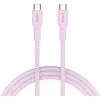 Дата кабель USB-C to USB-C 1.0m OnWire 60CL C-C 60W COLOR Braided 1m Pink Canyon (CND-CCAP60AB10PK)