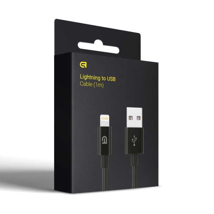 Дата кабель USB 2.0 AM to Lightning 1.0m black Armorstandart (ARM64287) зображення 5
