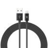 Дата кабель USB 2.0 AM to Lightning 1.0m black Armorstandart (ARM64287)