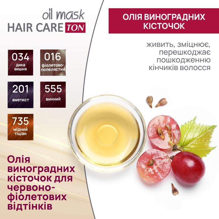 Оттеночный бальзам Acme Color Hair Care Ton Oil Mask 124 - Розово-пепельный (4823115501868) изображение 6