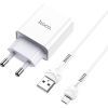 Зарядний пристрій HOCO C81A Asombroso USB + cable Micro 5P 10.5W White (6931474727954) зображення 2