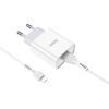 Зарядний пристрій HOCO C81A Asombroso USB + cable Micro 5P 10.5W White (6931474727954) зображення 5