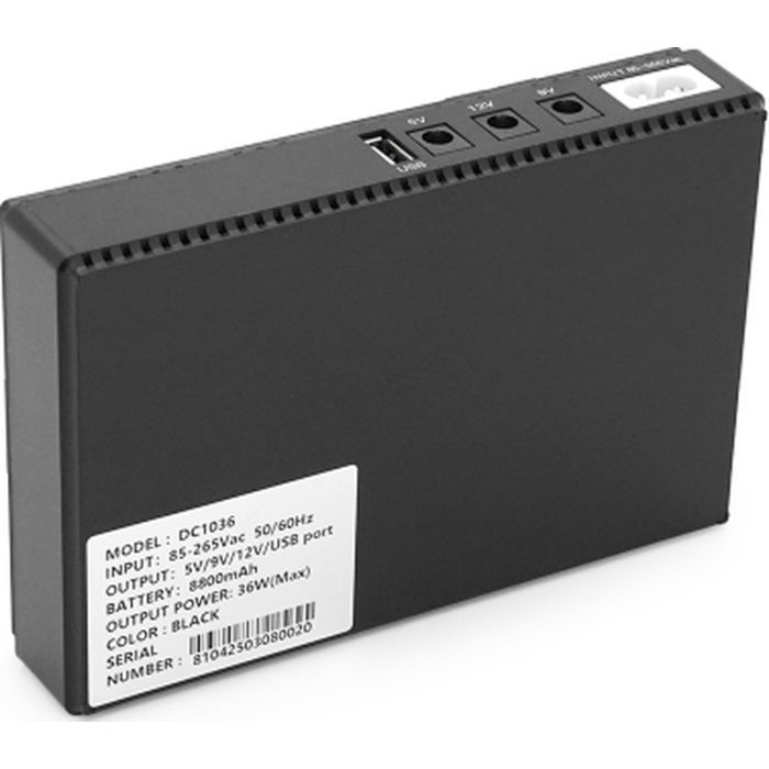 Источник бесперебойного питания Green Wave UPS-36W DC1036-8 изображение 3