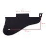 Пікгард панель для гітари Paxphil M29 ES-335 Pickguard (Black) зображення 3