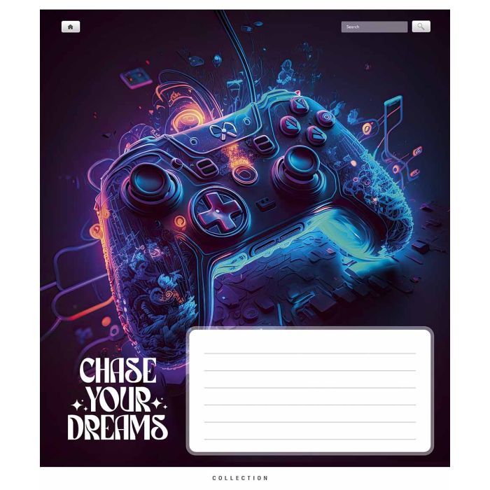 Тетрадь Школярик Chase your dreams 18 листов клетка (018-3510K) изображение 4