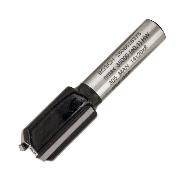 Фреза Bosch Professional пазовая с двумя лезвиями, Std, S8, D14, L20 (2.608.628.375)