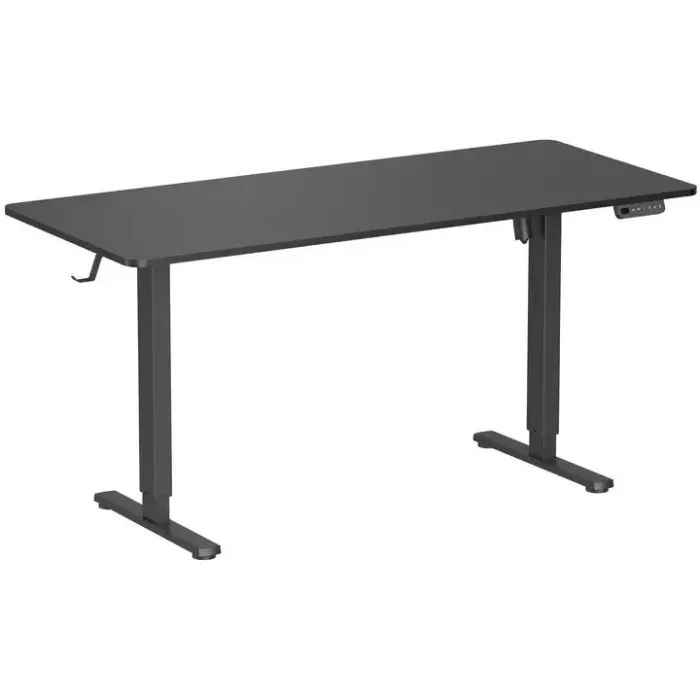 Компьютерный стол OfficePro ODE1670DW Dark Wood/Black (ODE1670DW)