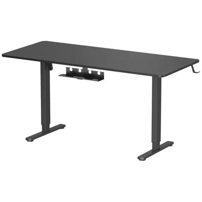 Компьютерный стол OfficePro ODE1670DW Dark Wood/Black (ODE1670DW) изображение 2