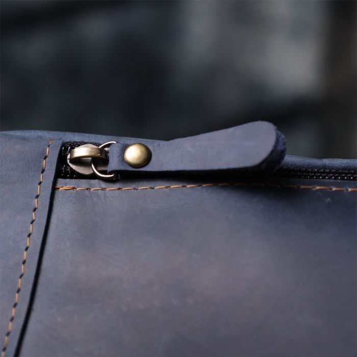 Сумка Shvigel Из натуральной кожи Синяя (23123) изображение 10
