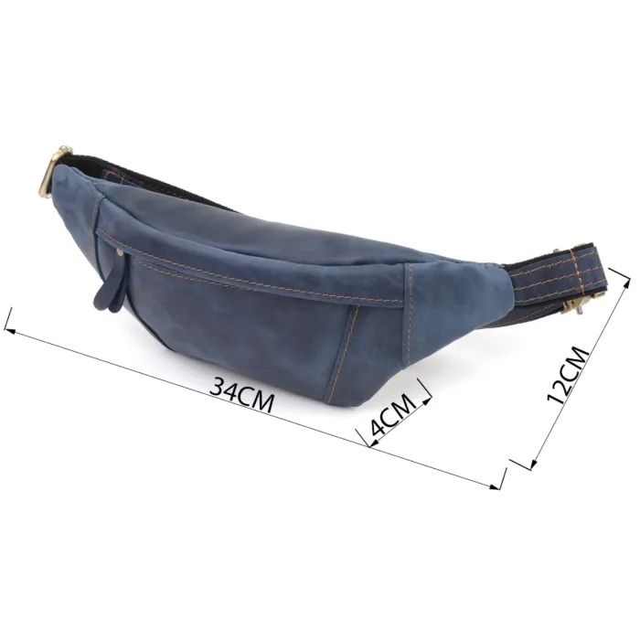 Сумка Shvigel Из натуральной кожи Синяя (23123) изображение 3