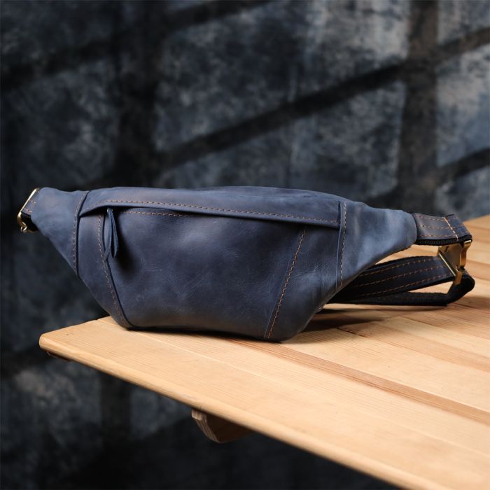 Сумка Shvigel Из натуральной кожи Синяя (23123) изображение 8