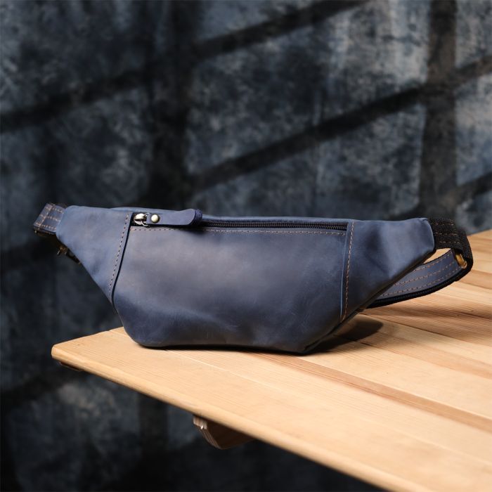 Сумка Shvigel Из натуральной кожи Синяя (23123) изображение 9