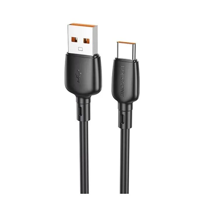 Дата кабель USB 2.0 AM to USB-C 100W black BOROFONE (6941991103179)