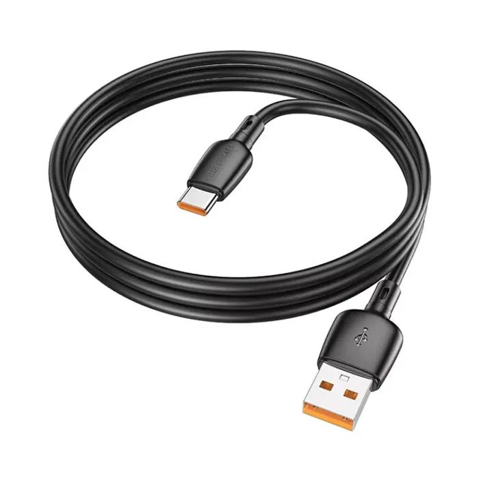 Дата кабель USB 2.0 AM to USB-C 100W black BOROFONE (6941991103179) зображення 4